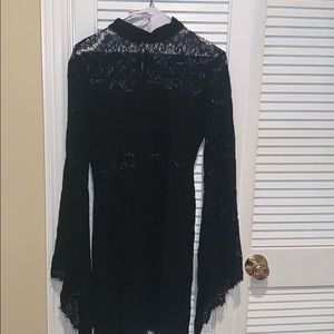 Lulus black lace cocktail dress